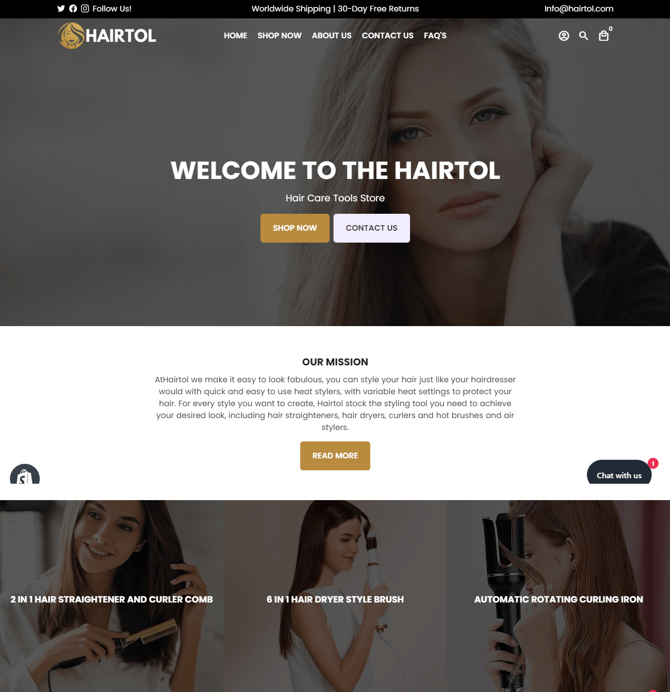 HairTol ( Hair Styling Tool Store Store)
